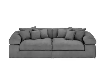 smart Big Sofa Lianea Flachgewebe Grau