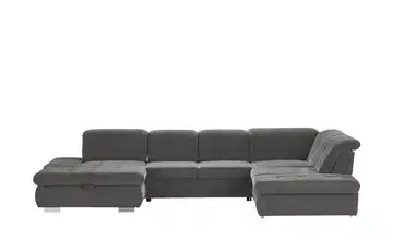 Lounge Collection Wohnlandschaft mit verschiedenen Funktionen Spencer rechts Grau Erweiterte Funktion