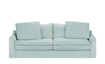 SOHO Sofa 3-sitzig Sarvika Hellblau Webstoff