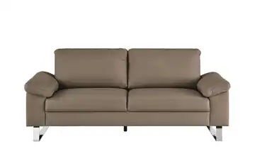 Max Schelling Ledersofa mit Kufengestell Maximum Haselnussbraun 2,5