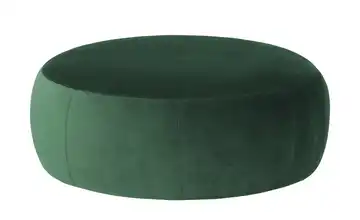 Samt Hocker Amadi 105 cm Smaragdgrün