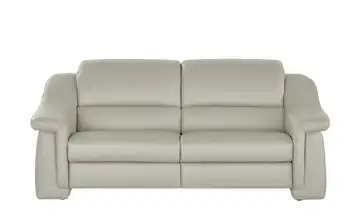 himolla Ledersofa 1501 2,5 Grundfunktion Silbergrau