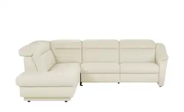 himolla Ecksofa Leder 9707 Creme links Erweiterte Funktion