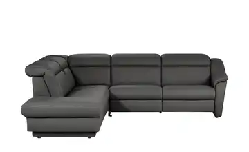 himolla Ecksofa Leder 9707 Moccabraun links Grundfunktion