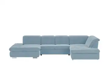 Lounge Collection Wohnlandschaft mit verschiedenen Funktionen Spencer rechts Hellblau Erweiterte Funktion