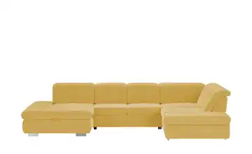 Lounge Collection Wohnlandschaft mit verschiedenen Funktionen Spencer rechts Curry-Gelb Erweiterte Funktion