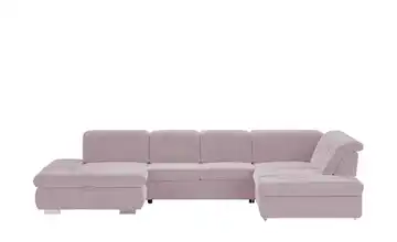 Lounge Collection Wohnlandschaft mit verschiedenen Funktionen Spencer Flieder rechts Erweiterte Funktion
