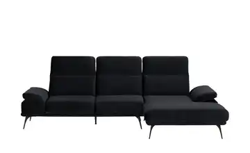 switch Ecksofa Monte Carlo Schwarz rechts