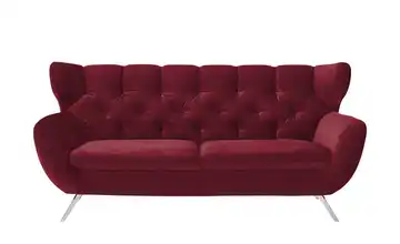 pop Sofa Caldara Chrom 2,5 Red (Rot)