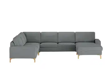 Max Schelling Wohnlandschaft Maximum ohne Winkel edelstahlfarben links
