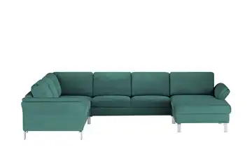 Max Schelling Wohnlandschaft Maximum Petrol Grundfunktion Metall links