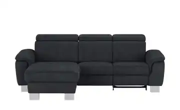 Mein Sofa bold Ecksofa Beata Schwarz links Erweiterte Funktion