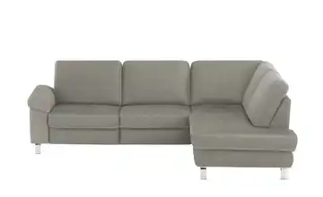 Max Schelling Ecksofa Maximum Plus Winkel, Winkel Metall, Metall rechts Grau ohne