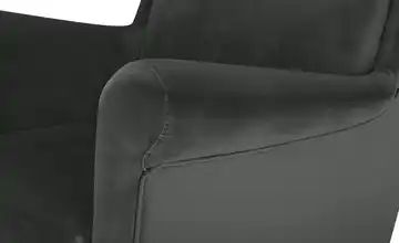 smart Sessel Hubertine | Dunkelgrau, Mikrofaser