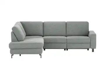 Max Schelling Ecksofa Maximum Plus Winkel, Winkel Schwarz, Schwarz links Grau Erweiterte Funktion