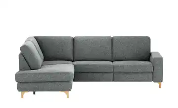 Max Schelling Ecksofa Maximum Plus Winkel, Winkel Eiche links Anthrazit ohne