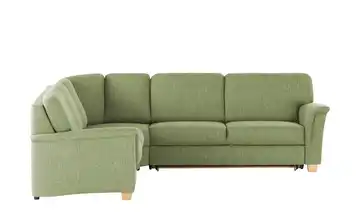 smart Ecksofa Valencia Grün links Erweiterte Funktion Armlehne A2