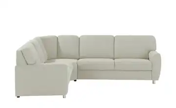 smart Ecksofa Valencia Silbergrau links ohne Armlehne A4