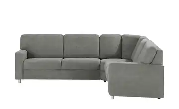 smart Ecksofa Valencia Hellgrau rechts ohne Armlehne A1