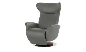 JOOP! Relaxsessel aus Leder Lounge 8140 Zinn (Grau)