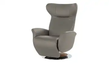 JOOP! Relaxsessel aus Leder Lounge 8140 Brown  (Grau-Braun)