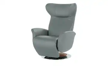 JOOP! Relaxsessel aus Leder Lounge 8140 Azuro (Grau-Blau)