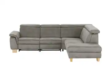 Mein Sofa bold Ecksofa Beata rechts Platin (Grau) Erweiterte Funktion