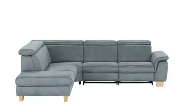 Mein Sofa bold Ecksofa Beata links Eis (Blau-Grau) Erweiterte Funktion