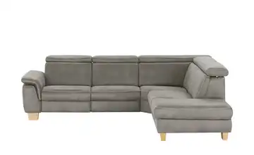 Mein Sofa bold Ecksofa Beata rechts Platin (Grau) ohne