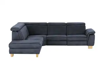 Mein Sofa bold Ecksofa Beata links Nachtblau (Dunkelblau) ohne