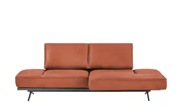 KOINOR Liegensofa Phoenix ohne schwenkbarer Sitzfläche rechts Paprika (Orange)