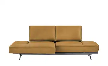 KOINOR Liegensofa Phoenix ohne schwenkbarer Sitzfläche links Mustard (Gelb)