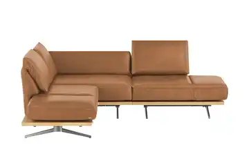 KOINOR Ecksofa Phoenix links Whisky (Braun-Orange) Erweiterte Funktion