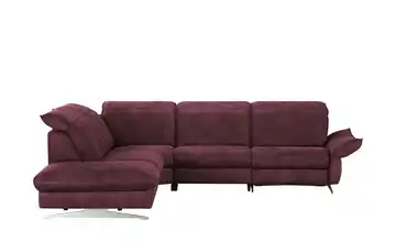 Mein Sofa bold Ecksofa Michelle Bordeauxrot links Erweiterte Funktion