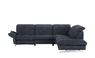 Mein Sofa bold Ecksofa Michelle Dunkelblau rechts Erweiterte Funktion