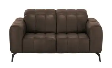 Natuzzi Editions Ledersofa mit Kopfteilverstellung Portento Grundfunktion 2 Braun
