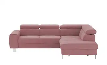 uno Ecksofa Los Angeles Rosa rechts Grundfunktion