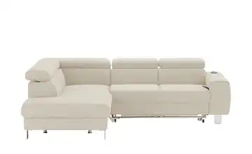 uno Ecksofa Los Angeles Creme links Erweiterte Funktion