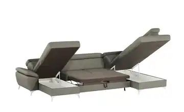 uno Wohnlandschaft Apollo | Schlamm (Braun-Grau), rechts