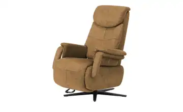 Polstermöbel Oelsa TV-Sessel mit elektrischer Relaxfunktion Mambo Camel (Hellbraun)