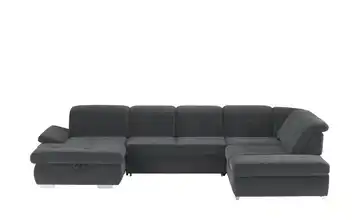 Lounge Collection Wohnlandschaft Mikrofaser Affair rechts Anthrazit Erweiterte Funktion