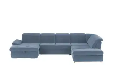 Lounge Collection Wohnlandschaft Mikrofaser Affair rechts Ice (Blau) Erweiterte Funktion