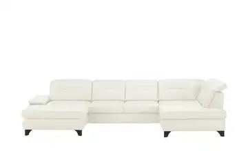 Lounge Collection Wohnlandschaft Leder Jona rechts White (Weiß) Grundfunktion