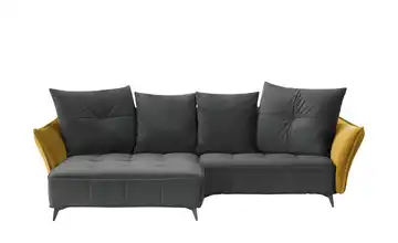 Ecksofa Crease Anthrazit, Curry links