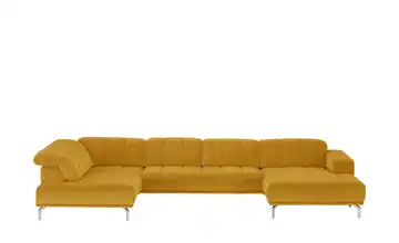 Lounge Collection Wohnlandschaft Sarina links Curry (Gelb) Erweiterte Funktion