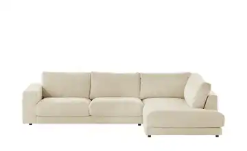 Jette Home Ecksofa Cord Sila Creme rechts