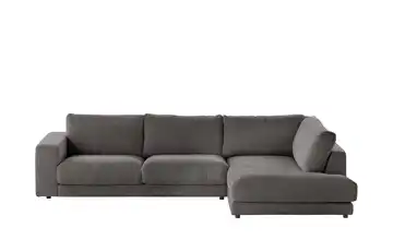 Jette Home Ecksofa Cord Sila Anthrazit rechts