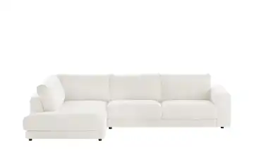 Jette Home Ecksofa Cord Sila Schneeweiß links
