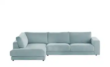 Jette Home Ecksofa Cord Sila Hellblau links