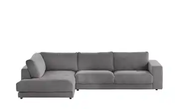 Jette Home Ecksofa Cord Sila Anthrazit Cordstoff grob links